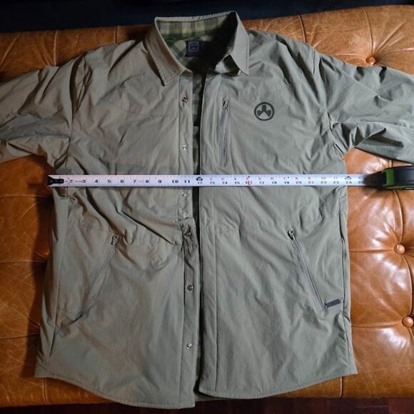 Magpul Jacket Men's (L) - Grey Green Plaid Reversible - Tech Logger Gorpcore - Picture 11 of 13